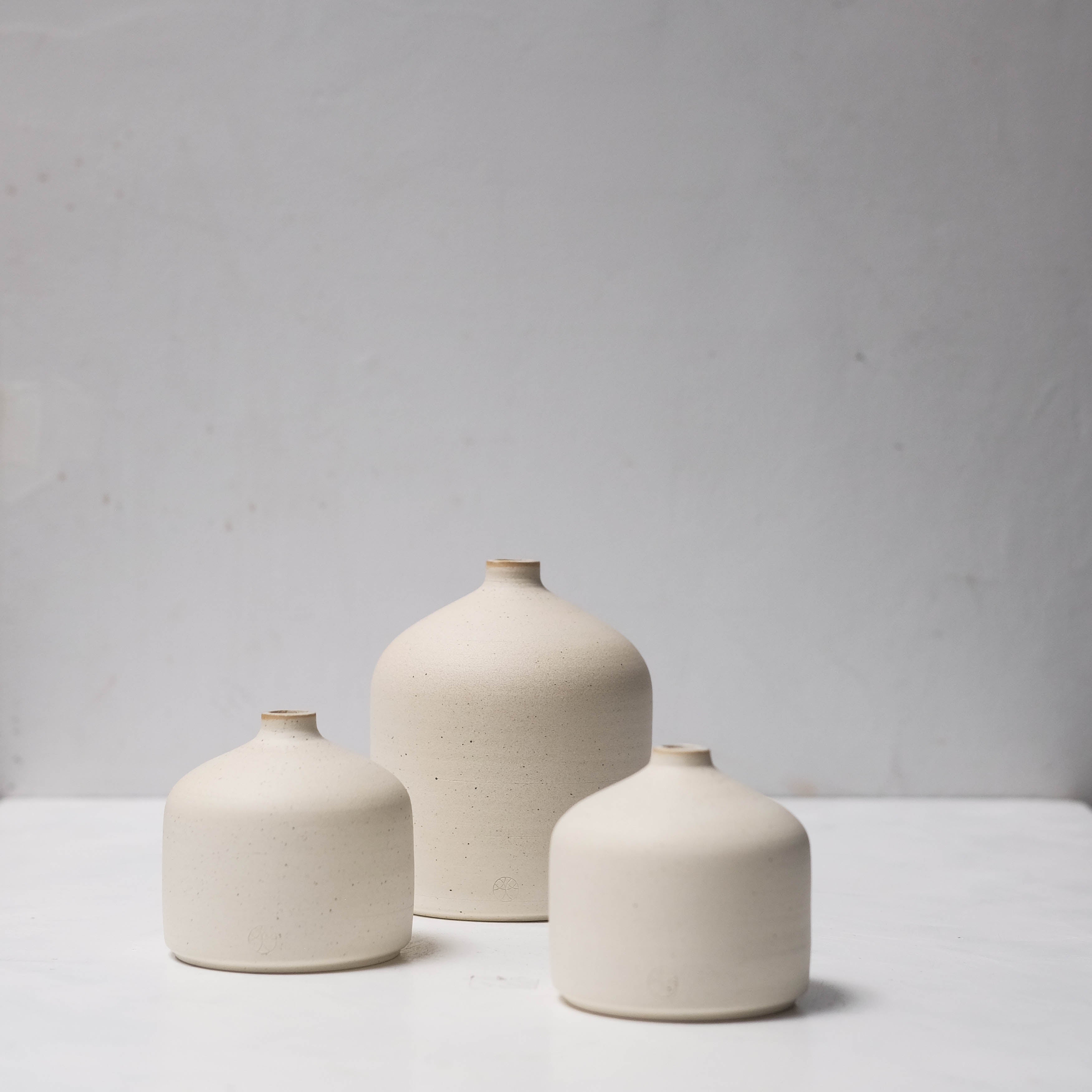 Ishi (石) Vase #ASHI15 (Set of 3)