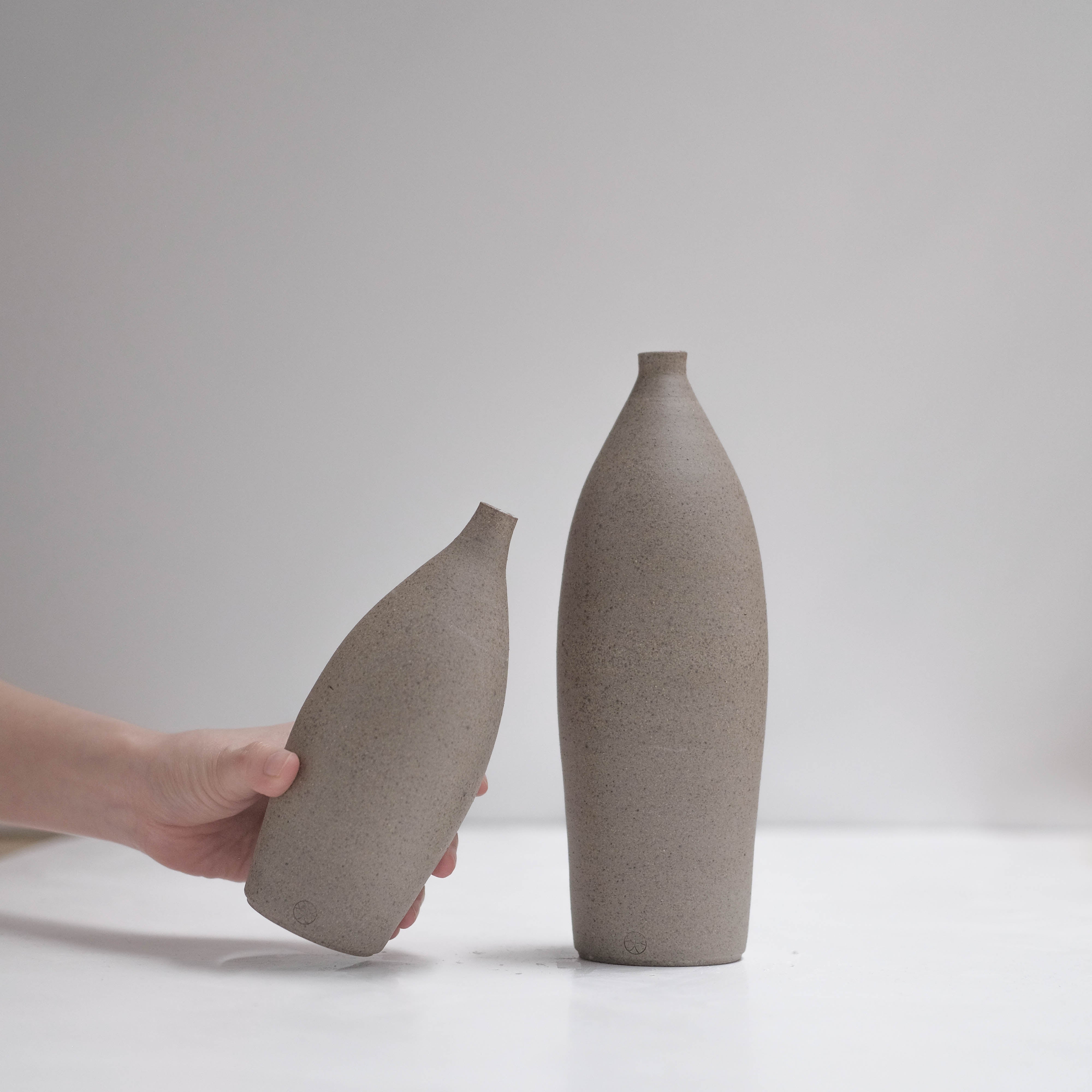 Ishi (石) Vase #ADN10 (Set of 2)