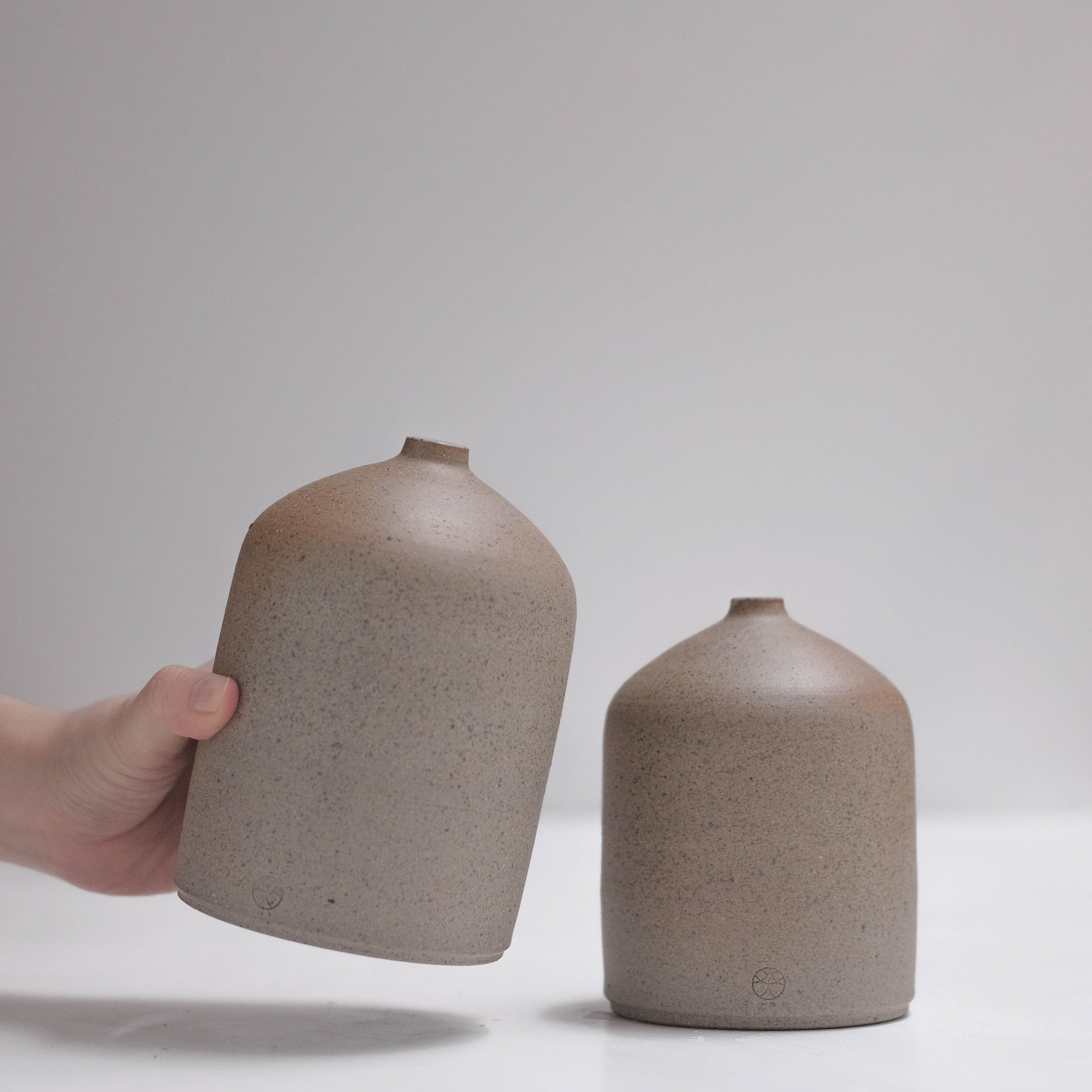 Ishi (石) Vase #ADN27 (Set of 2)