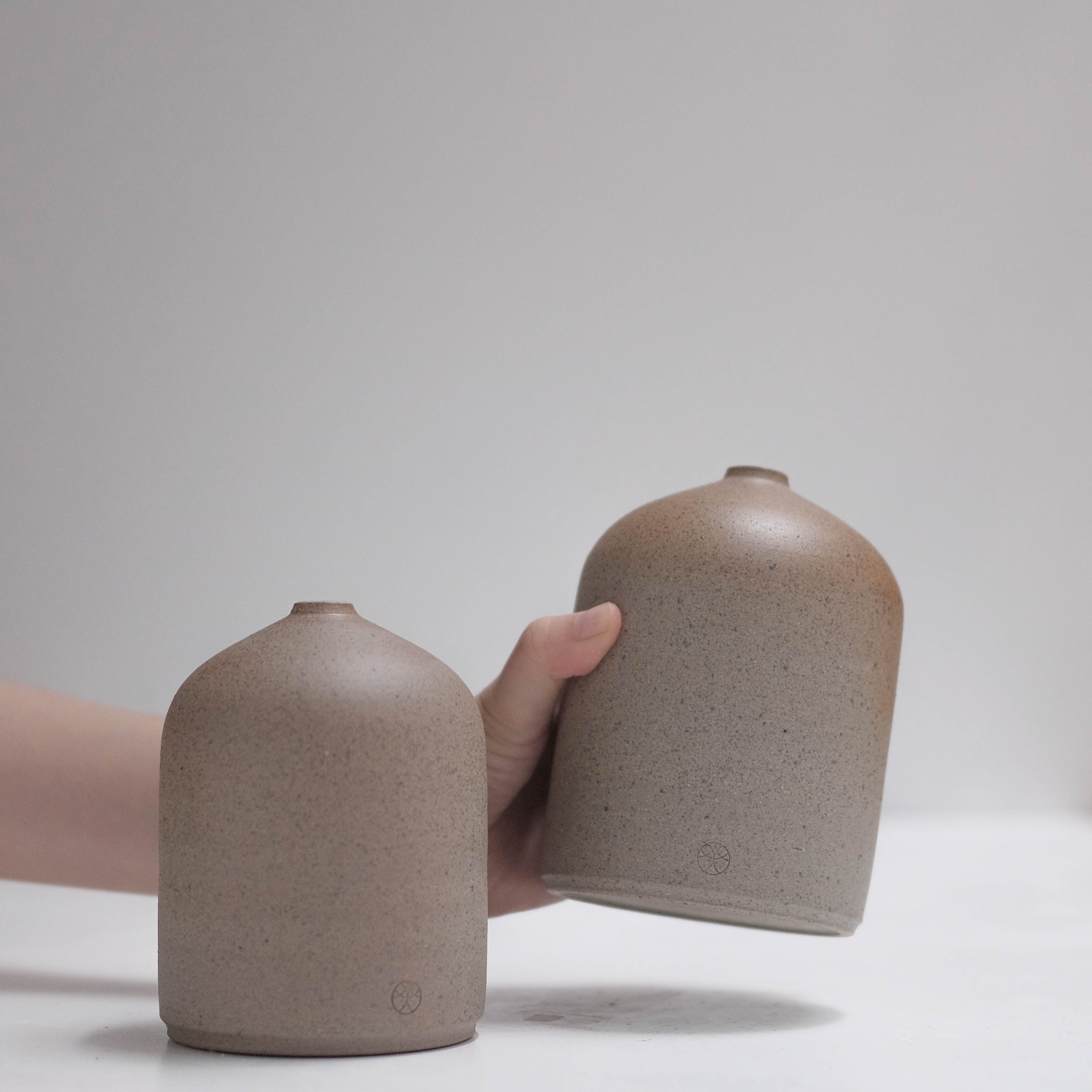 Ishi (石) Vase #ADN28 (Set of 2)