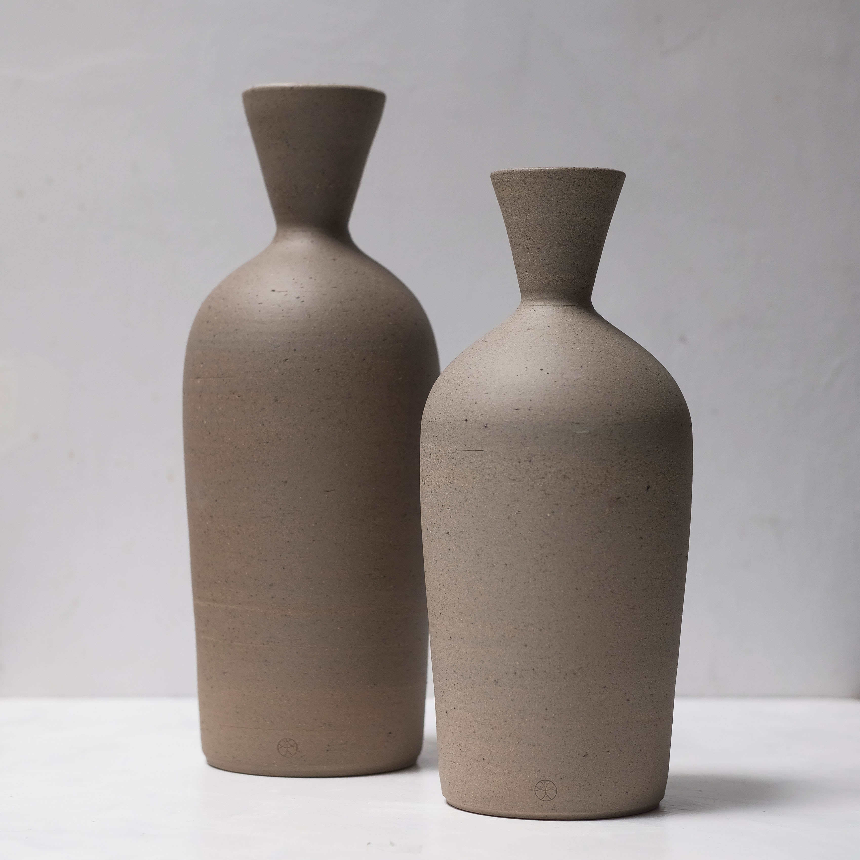 Ishi (石) Vase #ISHI38 (Set of 2)